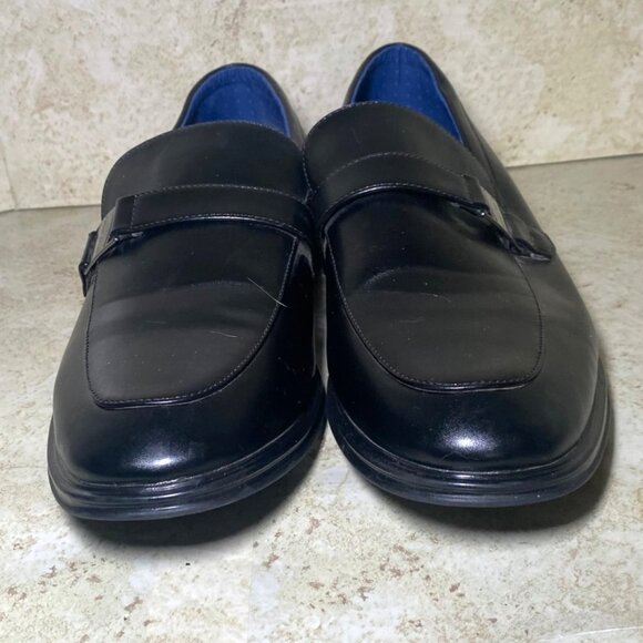Perry Ellis Portfolio Mens Black Loafers Casual Preppy Career Wear *READ* - Picture 2 of 9